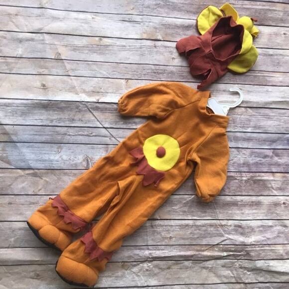 Rubie's Monkey Costume NEW 0-6 mo Brown Yellow - Picture 3 of 7